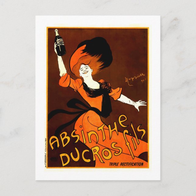 Absinthe Ducros Fils Leonetto Cappiello Fine Art Postcard (Front)