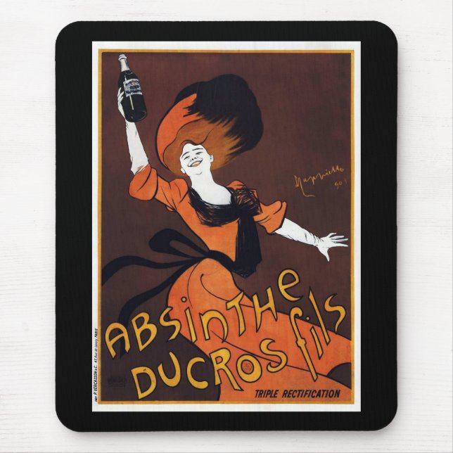 Absinthe Ducros Fils Mouse Mat (Front)