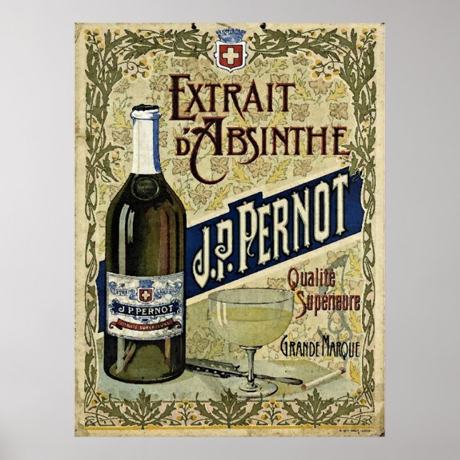 Absinthe Extrait J.P.Pernot Poster (Front)