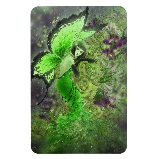 Absinthe Fairy Fantasy Art Magnet (Vertical)