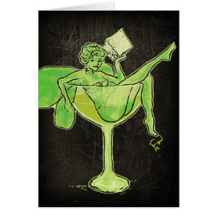 Absinthe Girl In Glass (no text)