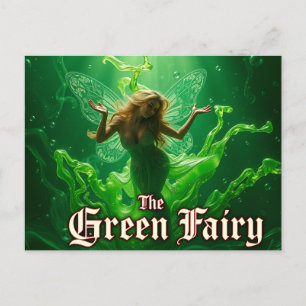 Absinthe Green Fairy Postcard