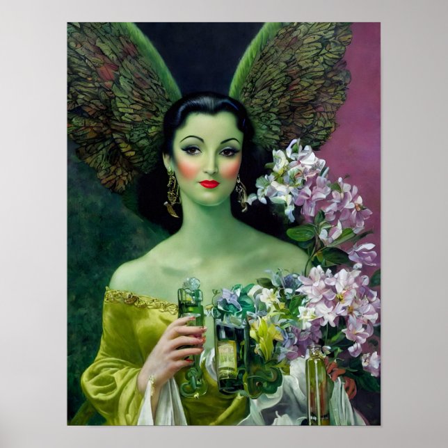 Absinthe Green Fairy  Poster (Front)