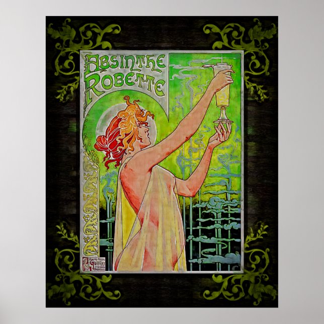 Absinthe Green Fairy Poster (Front)