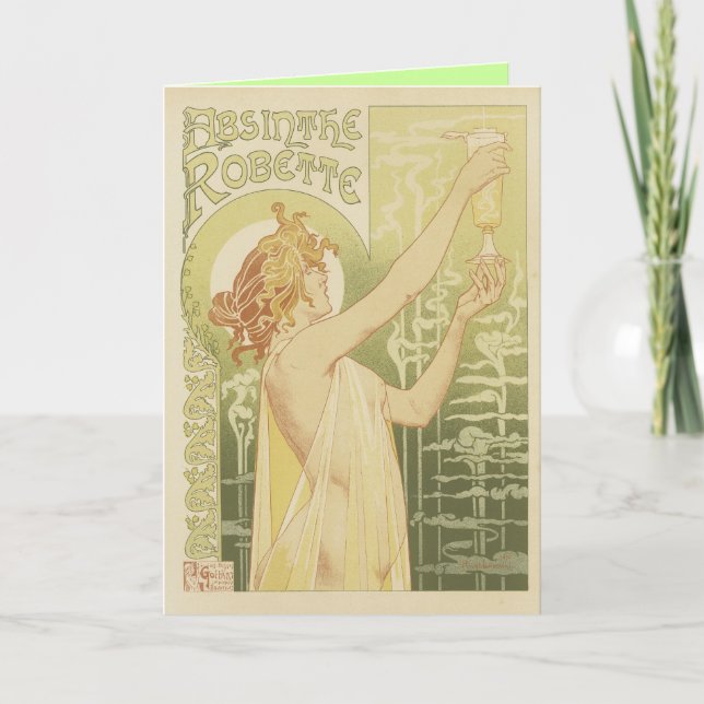 Absinthe Greeting Card (Front)