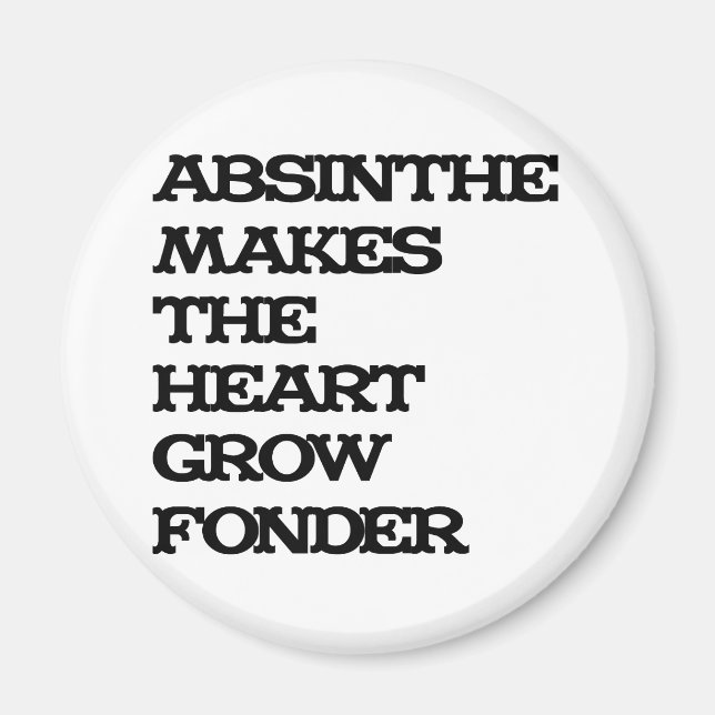 Absinthe Growth Magnet (Front)