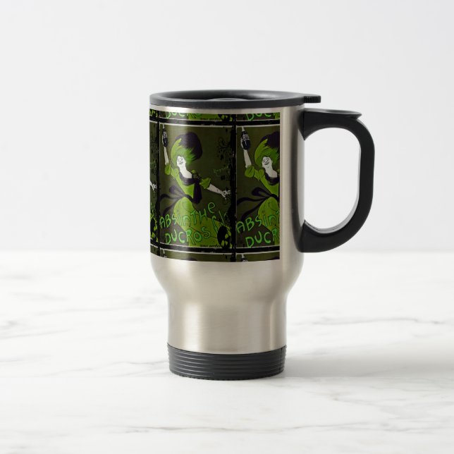 Absinthe in Green Travel Mug (Right)