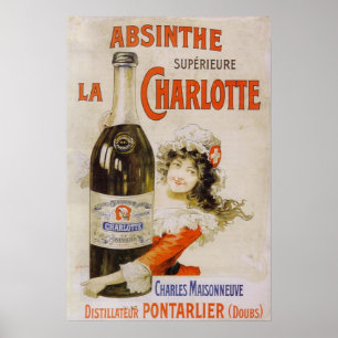 Absinthe La Charlotte Poster
