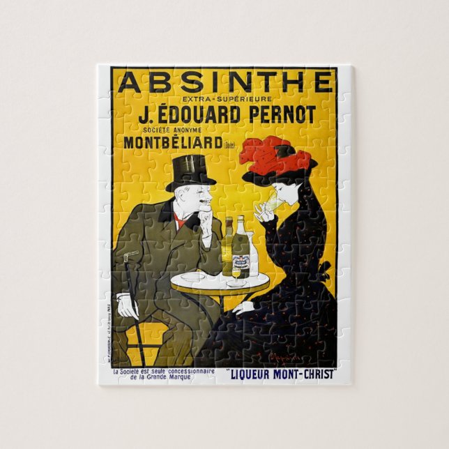 Absinthe Leonetto Cappiello Vintage Advertisement Jigsaw Puzzle (Vertical)