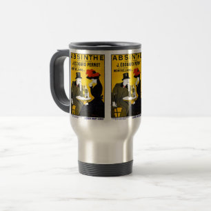 Absinthe Leonetto Cappiello Vintage Advertisement Travel Mug