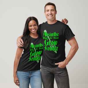 Absinthe makes the heart grow fonder w/spoon T-Shirt