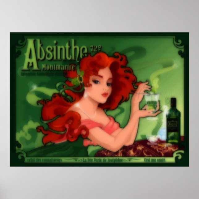 Absinthe Montmartre Poster (Front)
