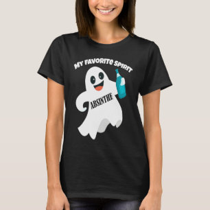 Absinthe My Favourite Spirit Halloween Drinking C T-Shirt