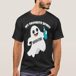 Absinthe My Favourite Spirit Halloween Drinking C T-Shirt
