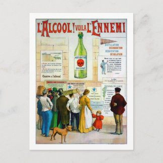 Absinthe Poison Postcard