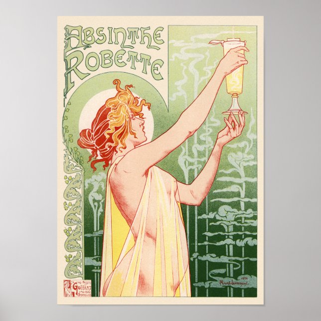 Absinthe Robette - Alcohol Vintage Poster (Front)