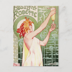 Absinthe Robette Postcard