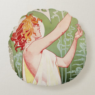 Absinthe Robette Round Cushion
