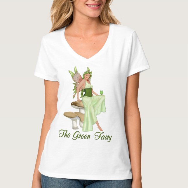 Absinthe - The Green Fairy T-Shirt (Front)