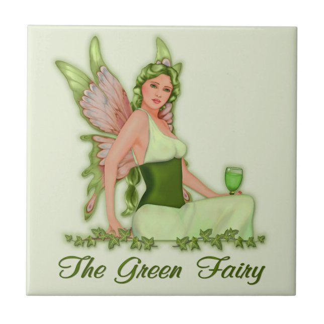 Absinthe - The Green Fairy Tile (Front)