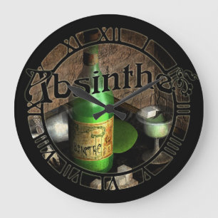Absinthe Tray Large Clock