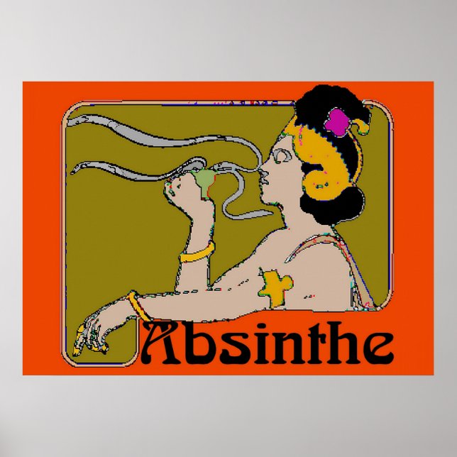 Absinthe Woman Poster (Front)