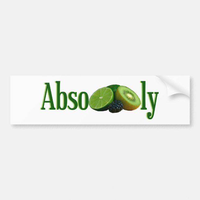 Absofruitly Bumper Sticker (Front)