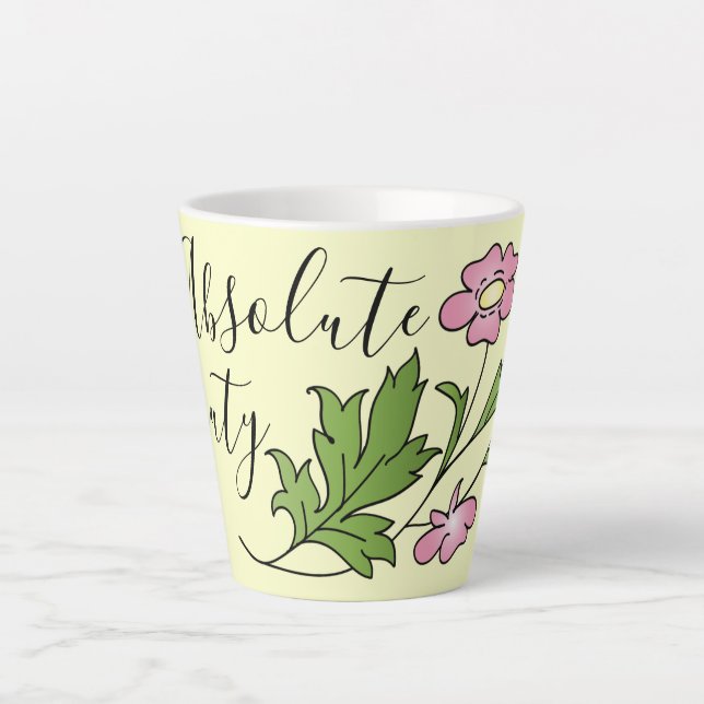 Absolute Beauty  Latte Mug (Front)
