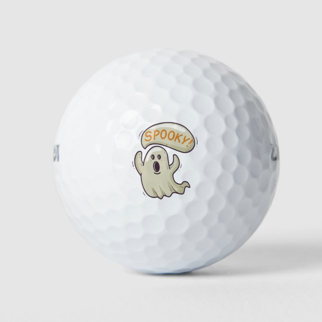 Absolute Best Cute Ghost Golf Balls (Front)