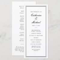 Absolute Classic Script Black and White Wedding