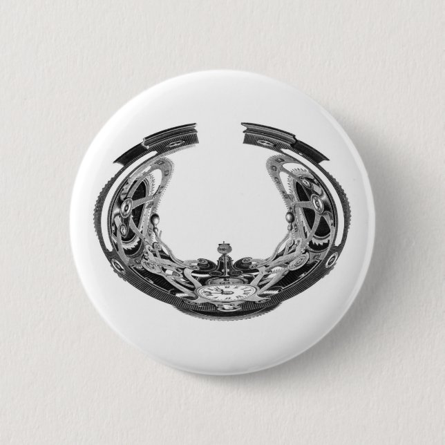 Absolute Time 6 Cm Round Badge (Front)