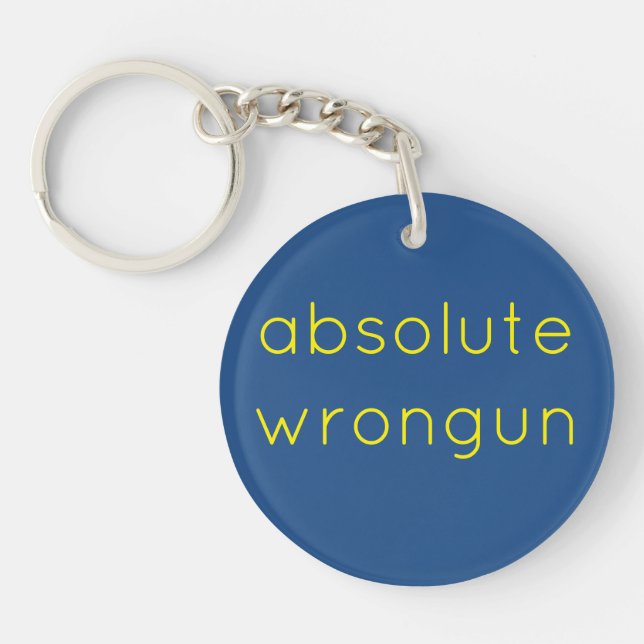 absolute wrongun key ring (Front)