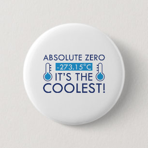 Absolute Zero 6 Cm Round Badge