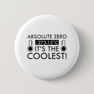 Absolute Zero 6 Cm Round Badge