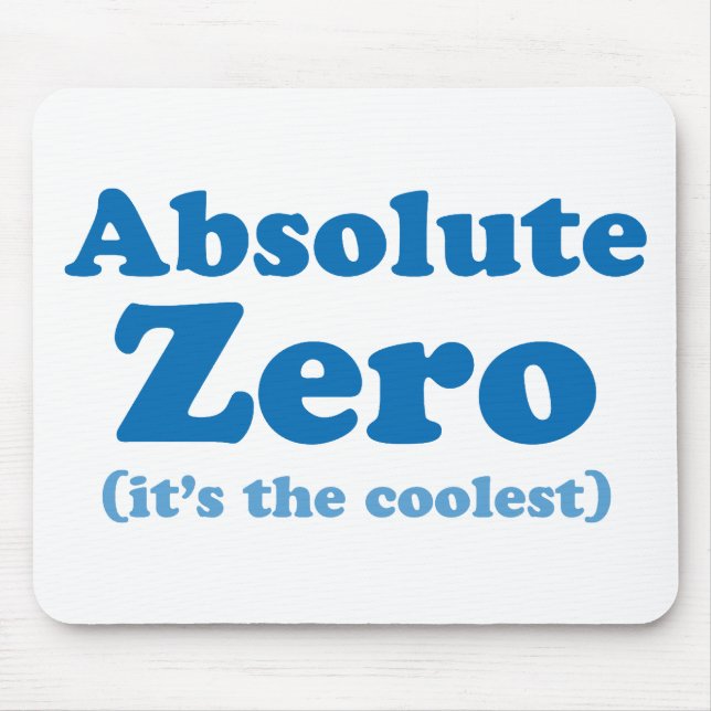 Absolute Zero Mouse Mat (Front)