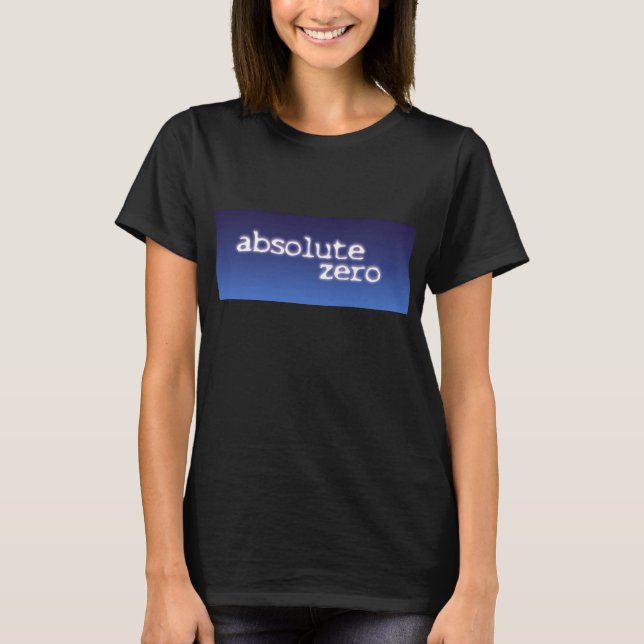 absolute zero women's t-shirt (Front)