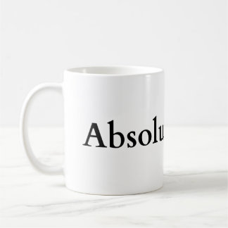 absolutely not coffee mug