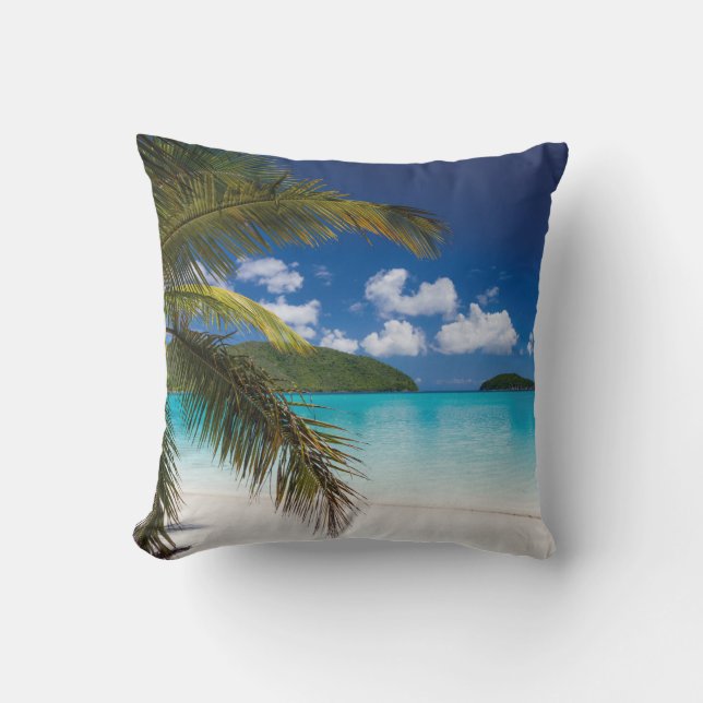 Absolutely Stunning Tropical Island  Cushion (Front)