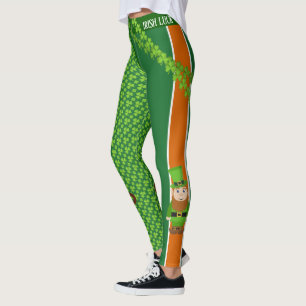Absolutely Ultimate Good Luck Saint Patrick"s Day Leggings