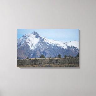 Absoraka Mountain Range Paradise Valley Montana Canvas Print