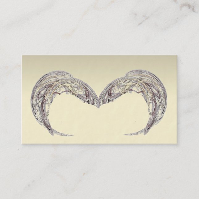 Absract Angel Wings Reiki Psychic Business Cards (Front)