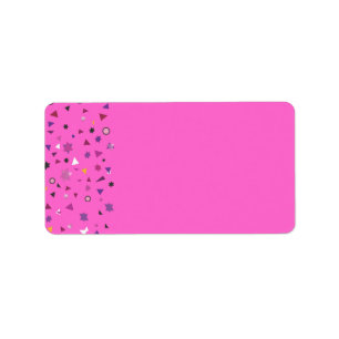 Abstact Tree of Life Bat Mitzvah Invitation Label