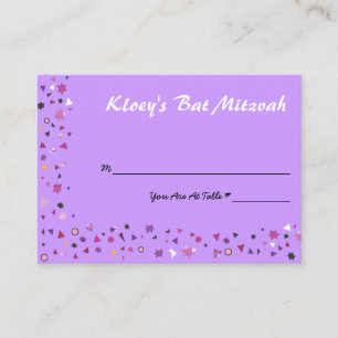 Abstact Tree of Life Table Seating Card