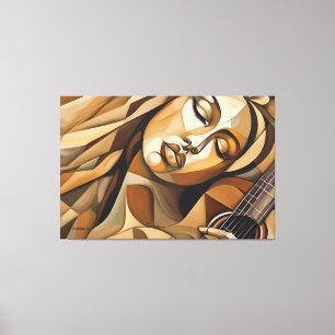 ABSTR_24-018, Cubism  Canvas Print