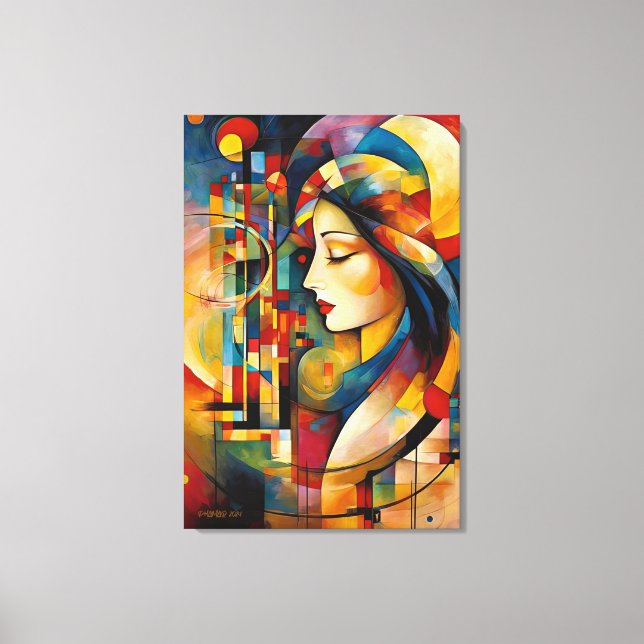 ABSTR_24-043, Abstract Gallery Art Canvas Print (Front)