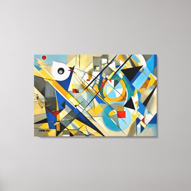 ABSTR_24-059, Abstract Gallery Art Canvas Print (Front)