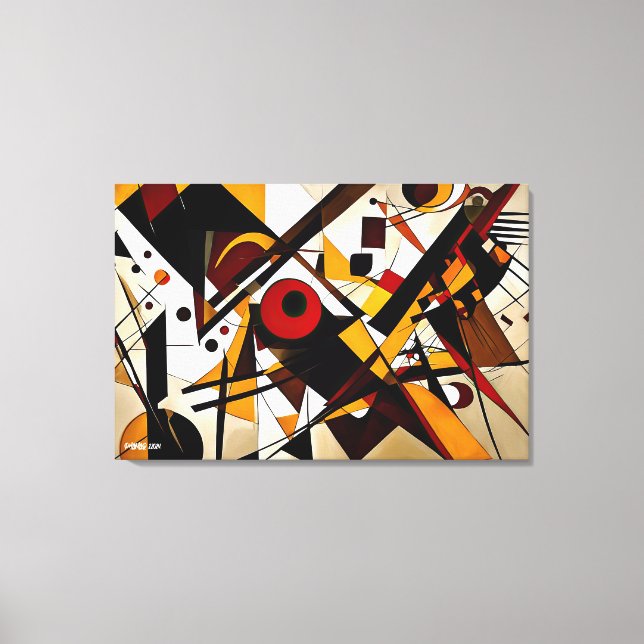 ABSTR_24-060, Abstract Gallery Art Canvas Print (Front)