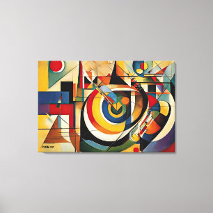 ABSTR_24-070, Abstract Gallery Art Canvas Print
