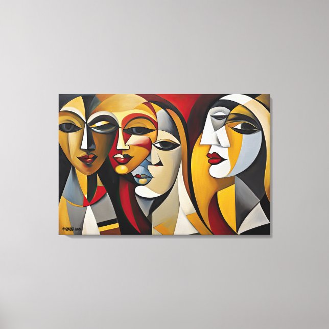 ABSTR_24-092, Abstract Gallery Art Canvas Print (Front)