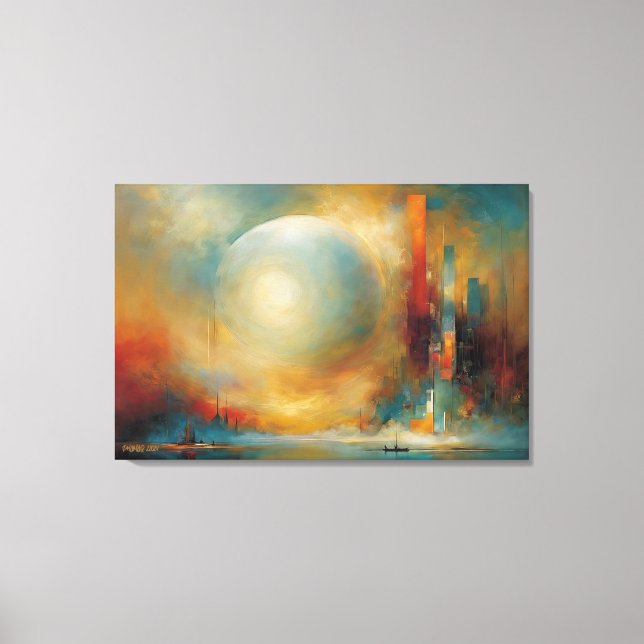 ABSTR_24-096, Abstract Gallery Art Canvas Print (Front)